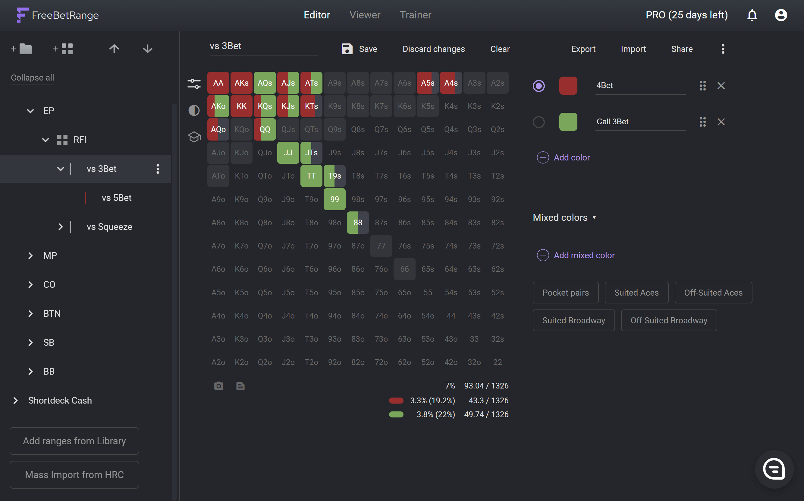 freebetrange poker software